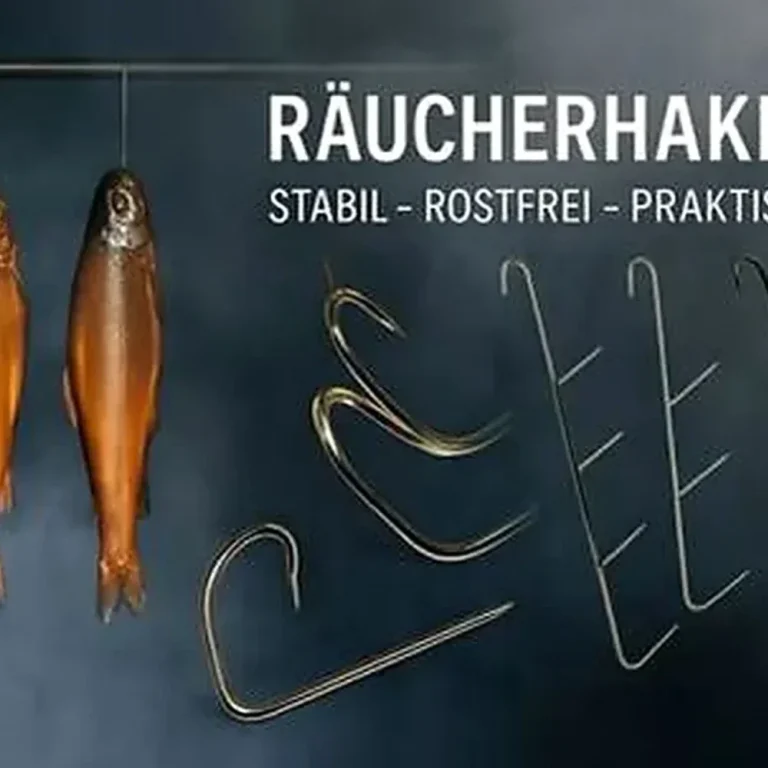 Räucherhaken aus Edelstahl zum Aufhängen von Fisch beim Räuchern