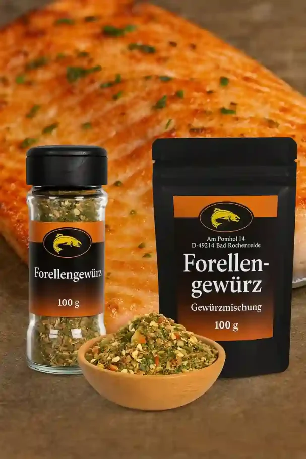 Forellengewürz – Gewürzmischung für Forelle zum Räuchern und Grillen
