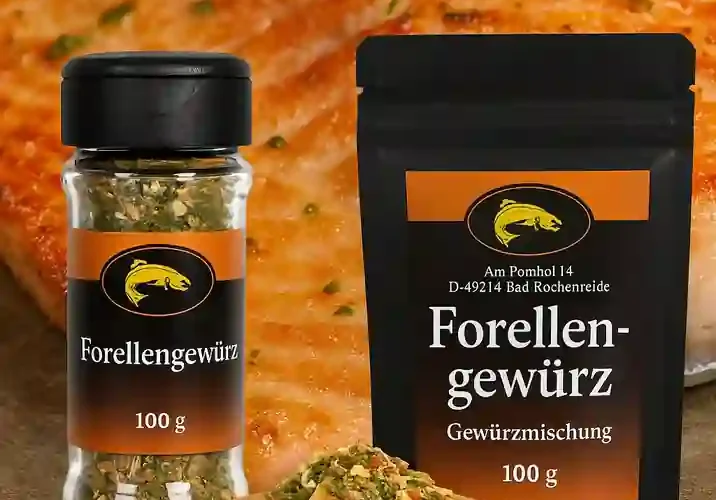 Forellengewürz für aromatischen Fisch – ideale Gewürzmischung zum Räuchern und Grillen von Forellen